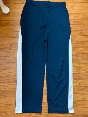 tek gear Navy Sweatpants with Yellow Logo